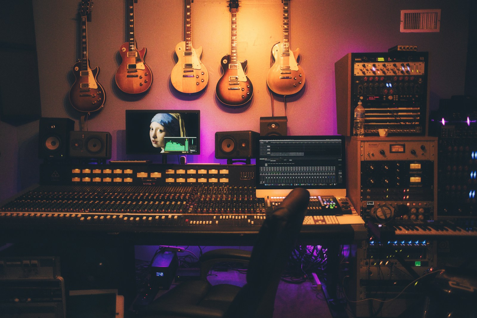 Estudio de producción de audio